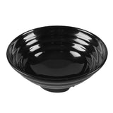 Maxbell Melamine Bowls Noodles Rice Dinner Soup Fruit Salad Bowl Kitchenware Black