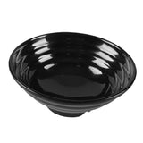 Maxbell Melamine Bowls Noodles Rice Dinner Soup Fruit Salad Bowl Kitchenware Black