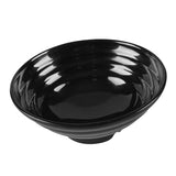 Maxbell Melamine Bowls Noodles Rice Dinner Soup Fruit Salad Bowl Kitchenware Black