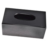 Maxbell Wooden Tissue Paper Storage Box Car Napkin Case Cover Holder Black Rectangle