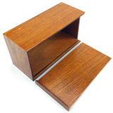 Maxbell Wooden Tissue Paper Storage Box Car Napkin Case Cover Holder Brown Rectangle