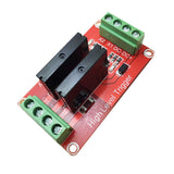 Maxbell Red Solid State Relay Module High Level with Fuse 240V 2A  2 Channel 5V