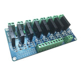 Maxbell Blue Solid State Relay Module 240V 2A For Arduino 8 Channel 5V High Level