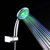 Maxbell LED Shower Head Handheld Bathroom Waterfall Rain Sprayer Light 7-Color