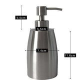 Maxbell Stainless Steel Pump Soap Lotion Dispenser Bathing Liquid Bottle 8# 400ml