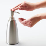 Maxbell Stainless Steel Pump Soap Lotion Dispenser Bathing Liquid Bottle 9# 350ml