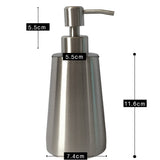 Maxbell Stainless Steel Pump Soap Lotion Dispenser Bathing Liquid Bottle 9# 350ml