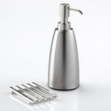 Maxbell Stainless Steel Pump Soap Lotion Dispenser Bathing Liquid Bottle 9# 350ml