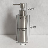 Maxbell Stainless Steel Pump Soap Lotion Dispenser Bathing Liquid Bottle 5# 250ml