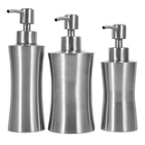 Maxbell Stainless Steel Pump Soap Lotion Dispenser Bathing Liquid Bottle 5# 250ml