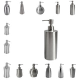 Maxbell Stainless Steel Pump Soap Lotion Dispenser Bathing Liquid Bottle 1# 250ml