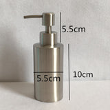 Maxbell Stainless Steel Pump Soap Lotion Dispenser Bathing Liquid Bottle 1# 250ml