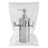 Maxbell Stainless Steel Pump Soap Lotion Dispenser Bathing Liquid Bottle 1# 250ml