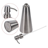 Maxbell Stainless Steel Pump Soap Lotion Dispenser Bathing Liquid Bottle 3# 800ml