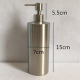 Maxbell Stainless Steel Pump Soap Lotion Dispenser Bathing Liquid Bottle 1# 550ml