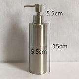 Maxbell Stainless Steel Pump Soap Lotion Dispenser Bathing Liquid Bottle 1# 350ml