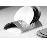 Maxbell Stainless Steel Drink Coaster Set - Prevent Stains and Scratches  Horizontal holder