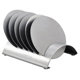 Maxbell Stainless Steel Drink Coaster Set - Prevent Stains and Scratches  Horizontal holder