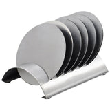 Maxbell Stainless Steel Drink Coaster Set - Prevent Stains and Scratches  Horizontal holder