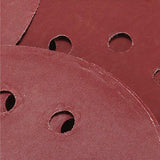 Maxbell 50 Piece 8-Hole Sanding Sheets Discs Round Sander Paper Pads 125mm 100 Grit