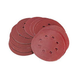 Maxbell 50 Piece 8-Hole Sanding Sheets Discs Round Sander Paper Pads 125mm 100 Grit
