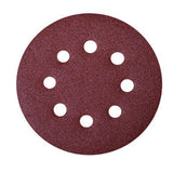 Maxbell 50 Piece 8-Hole Sanding Sheets Discs Round Sander Paper Pads 125mm 100 Grit