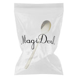 Maxbell Stainless Steel Long Handle Table Dinner Soup Spoon Tableware Light Gold