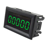 Maxbell DC 3.5-30V Mini 5 Digit Digital LED Ammeter Ampere Meter Panel Car Green