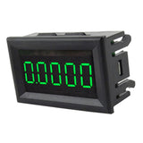 Maxbell DC 3.5-30V Mini 5 Digit Digital LED Ammeter Ampere Meter Panel Car Green