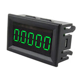 Maxbell DC 3.5-30V Mini 5 Digit Digital LED Ammeter Ampere Meter Panel Car Green