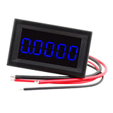 Maxbell DC 3.5-30V Mini 5 Digit Digital LED Ammeter Ampere Meter Panel Car Blue