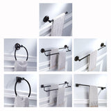 Maxbell Wall Mounted Towel Holder Rack Bath Hanger Hook Bathroom Brass 1 Line #A