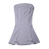 Maxbell Stretch Cocktail Poseur Dry Bar Spandex Table Cover Cloth Decor Gray