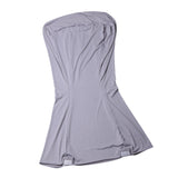 Maxbell Stretch Cocktail Poseur Dry Bar Spandex Table Cover Cloth Decor Gray