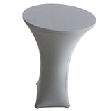 Maxbell Stretch Cocktail Poseur Dry Bar Spandex Table Cover Cloth Decor Gray