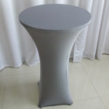 Maxbell Stretch Cocktail Poseur Dry Bar Spandex Table Cover Cloth Decor Gray