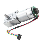 Maxbell Gear Box High Torque Geared Motor Reduction Motor with Encoder 12V 80rpm