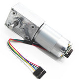 Maxbell Gear Box High Torque Geared Motor Reduction Motor with Encoder 12V 80rpm