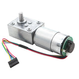 Maxbell Gear Box High Torque Geared Motor Reduction Motor with Encoder 12V 160rpm