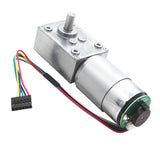 Maxbell Gear Box High Torque Geared Motor Reduction Motor with Encoder 12V 160rpm
