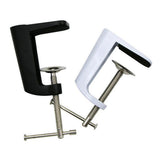 Maxbell Metal Adjustable Arm Desk Clamp Table Lamp Clip Holder Stand Black
