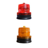 Maxbell Outdoor Portable Solar Flash Warning Light Pathway Traffic Light  Red