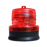 Maxbell Outdoor Portable Solar Flash Warning Light Pathway Traffic Light  Red