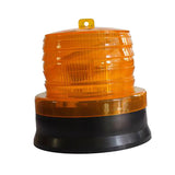 Maxbell Outdoor Portable Solar Flash Warning Light Pathway Traffic Light  Yellow