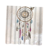 Maxbell Folk Style Bathroom Polyester Shower Curtain with 12 Hooks Set Dreamcatcher