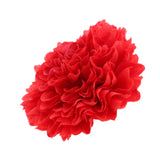 Maxbell 20 piece Chrysanthemum Artificial Silk Flower Head Wedding Decor Red