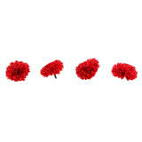 Maxbell 20 piece Chrysanthemum Artificial Silk Flower Head Wedding Decor Red