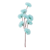 Maxbell 20 piece Chrysanthemum Artificial Silk Flower Head Wedding Decor Light Blue