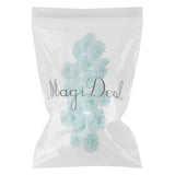 Maxbell 20 piece Chrysanthemum Artificial Silk Flower Head Wedding Decor Light Blue