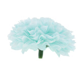 Maxbell 20 piece Chrysanthemum Artificial Silk Flower Head Wedding Decor Light Blue